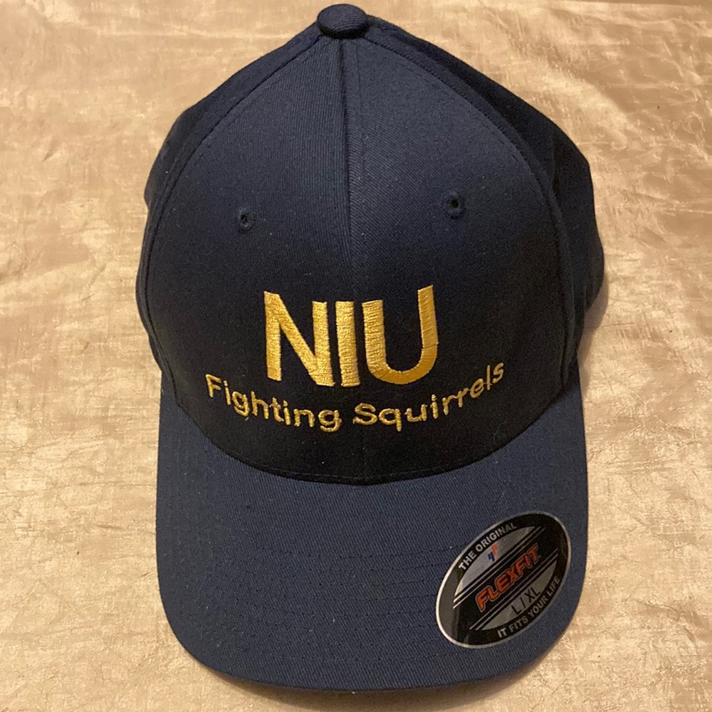 FlexFit NIU Home Run Navy Cap
